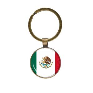 MEXICAN FLAG #2 CUSTOM KEY RING